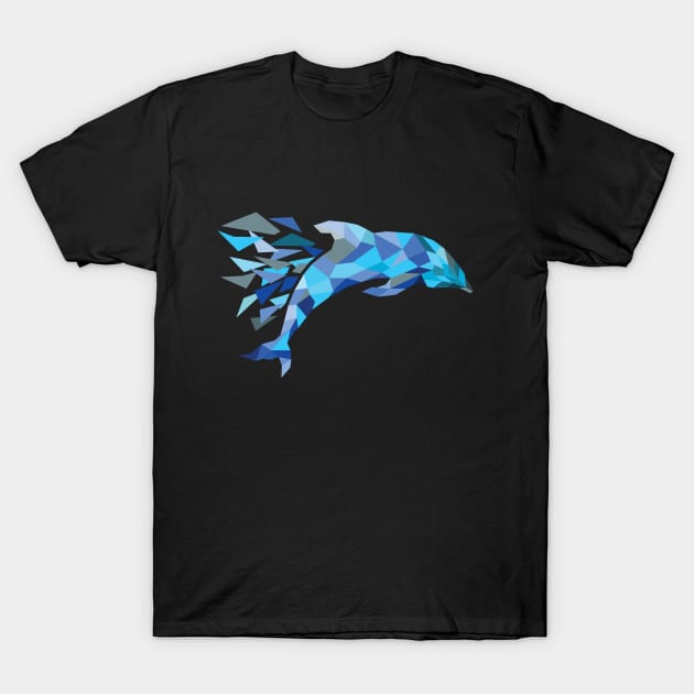 Dolphin Art T-Shirt by ThyShirtProject - Affiliate